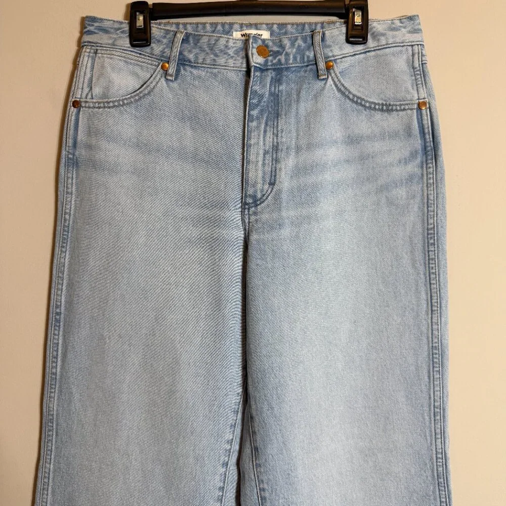 Wrangler Bonnie 683 Loose Flare High Rise Denim Jeans Women's 29x32 Blue NWOT - Picture 6 of 15